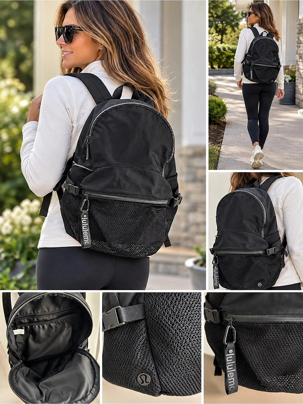 lululemon Everywhere Backpack Mesh 17L Black